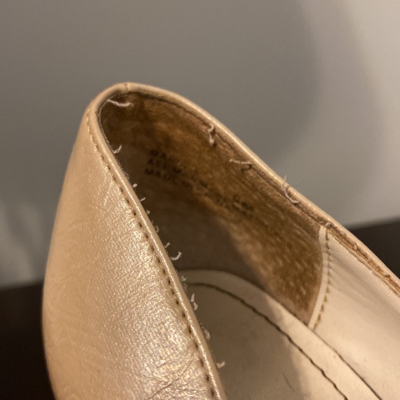 Cream Pointed Heels - Picture 3 of 8